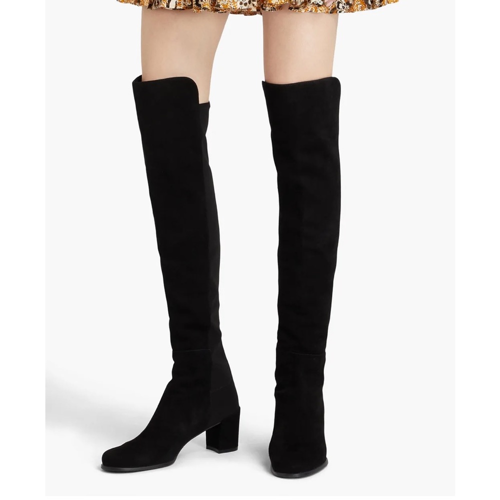 Stuart Weitzman lowjack black boot